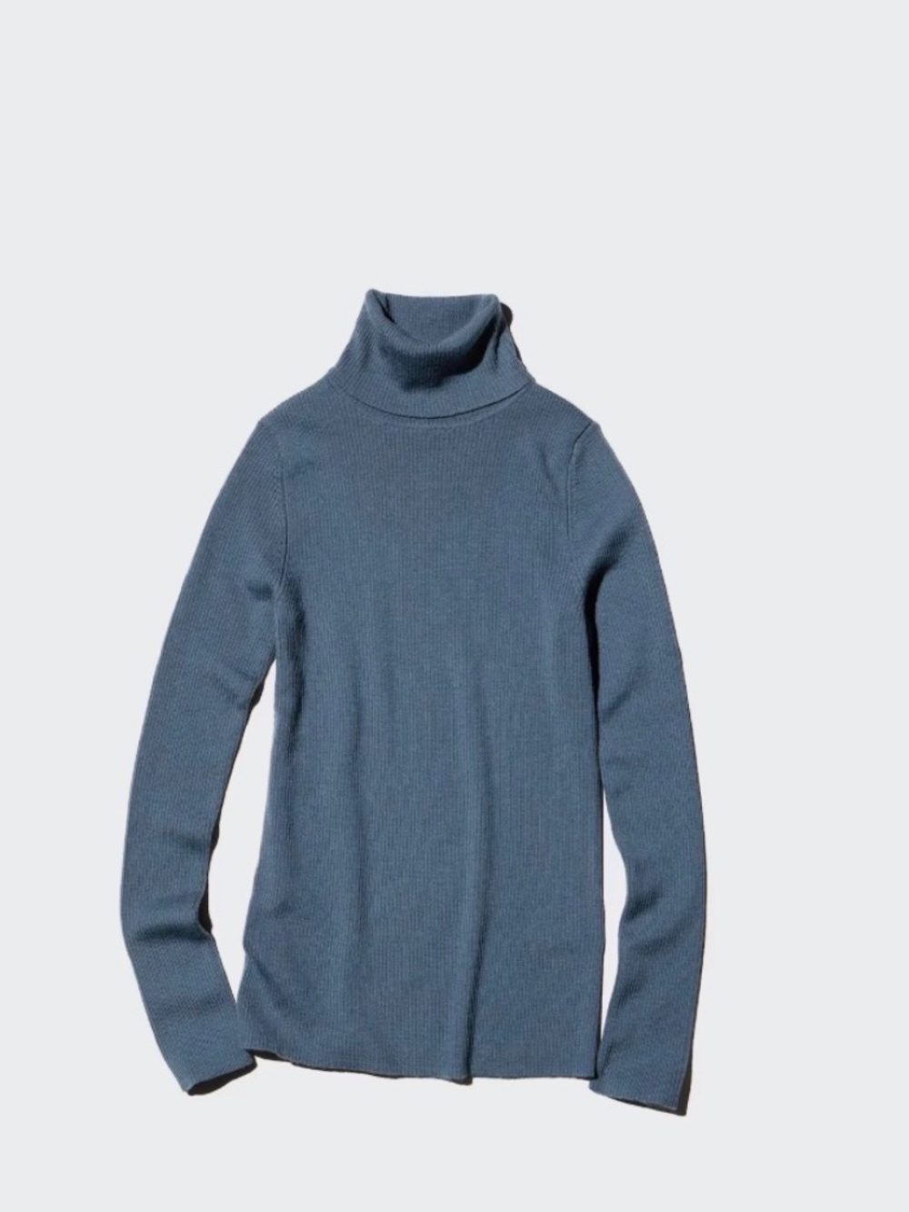 UNIQLO Extra Fine Ribbed Wool Turtleneck